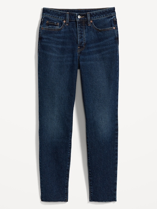 Image number 4 showing, High-Waisted Button-Fly OG Straight Ankle Jeans