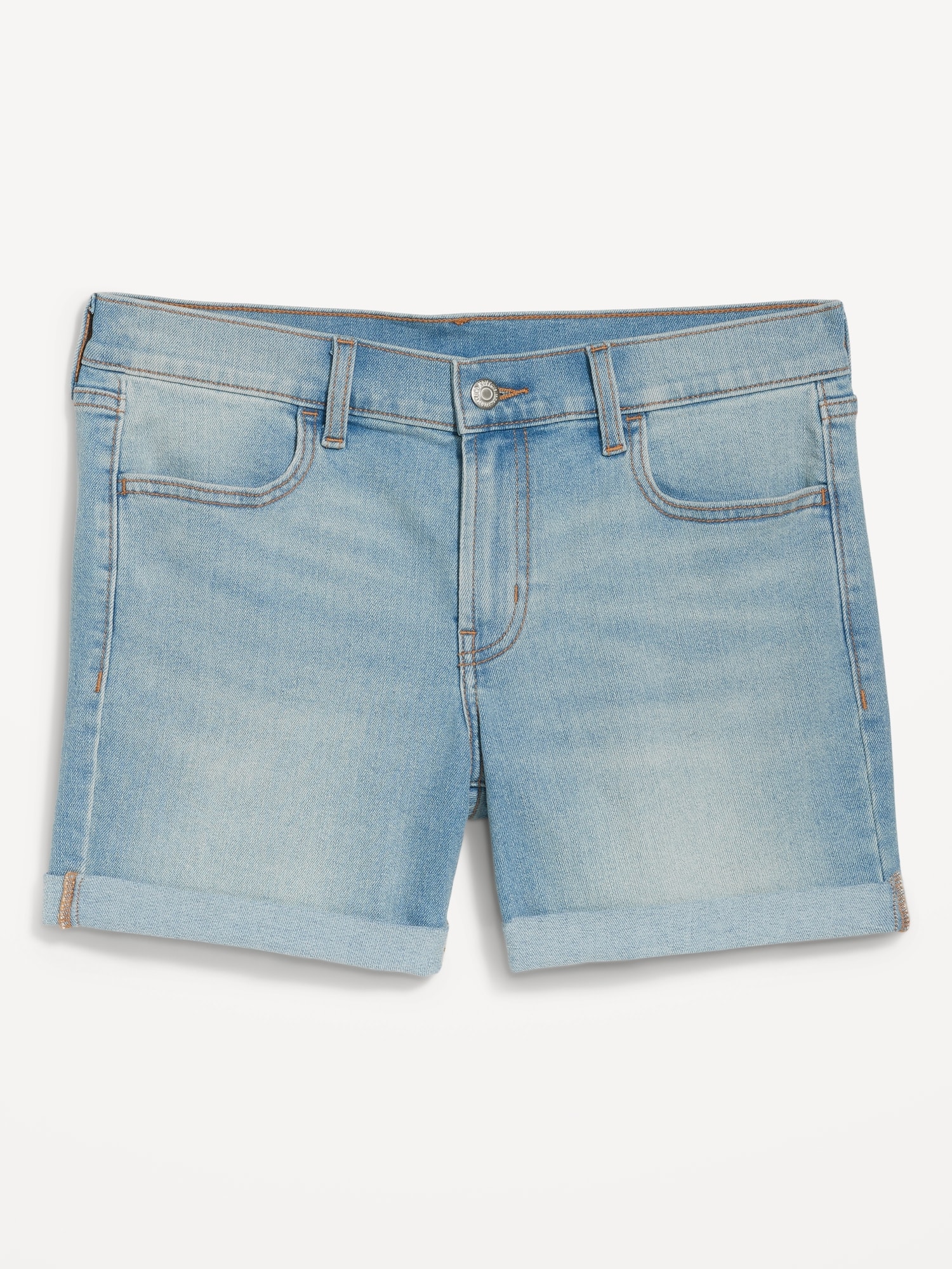 Mid-Rise Wow Jean Shorts -- 5-inch inseam | Old Navy