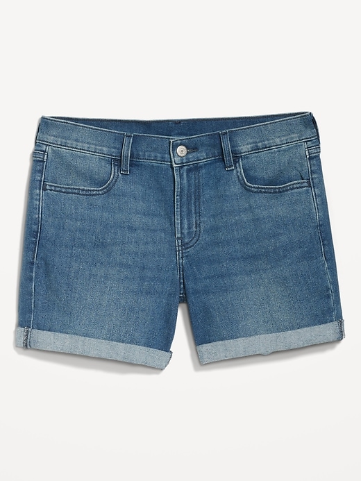 Mid-Rise Wow Jean Shorts for Women -- 5-inch inseam | Old Navy
