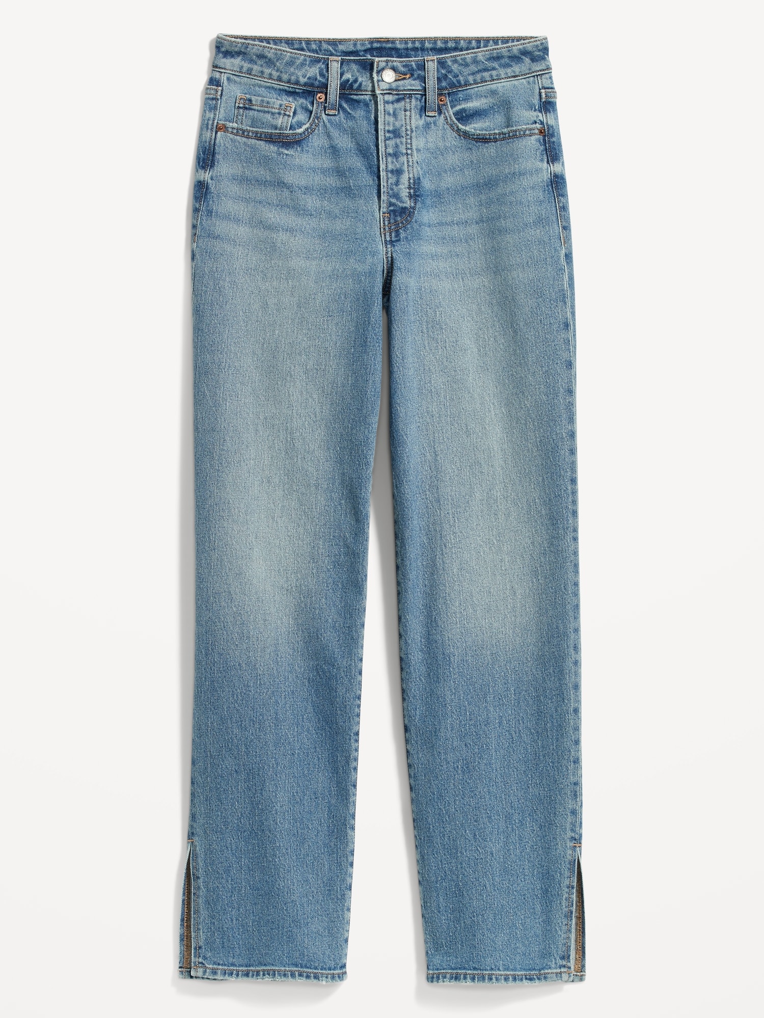 High-Waisted OG Loose Side-Slit Jeans | Old Navy