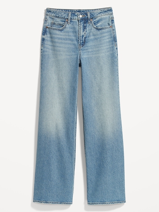 Extra High-Waisted A-Line Wide-Leg Jeans for Women | Old Navy