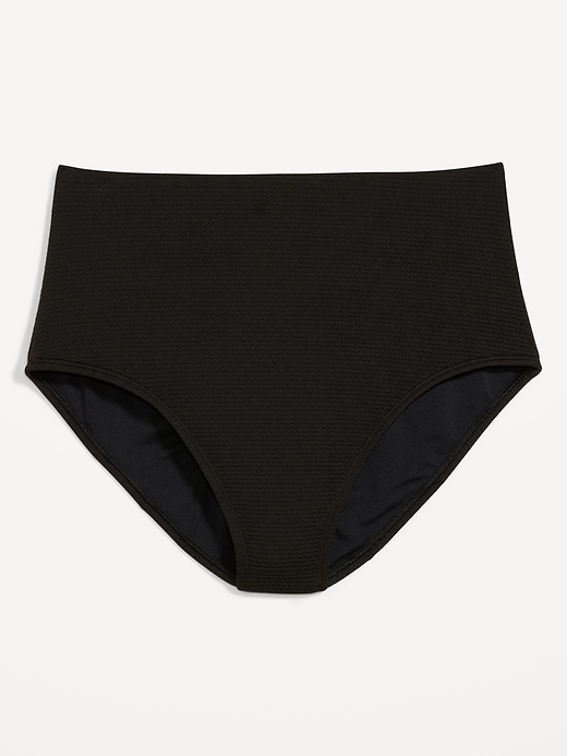 High-Waisted Pucker Classic Bikini Swim Bottoms | Old Navy