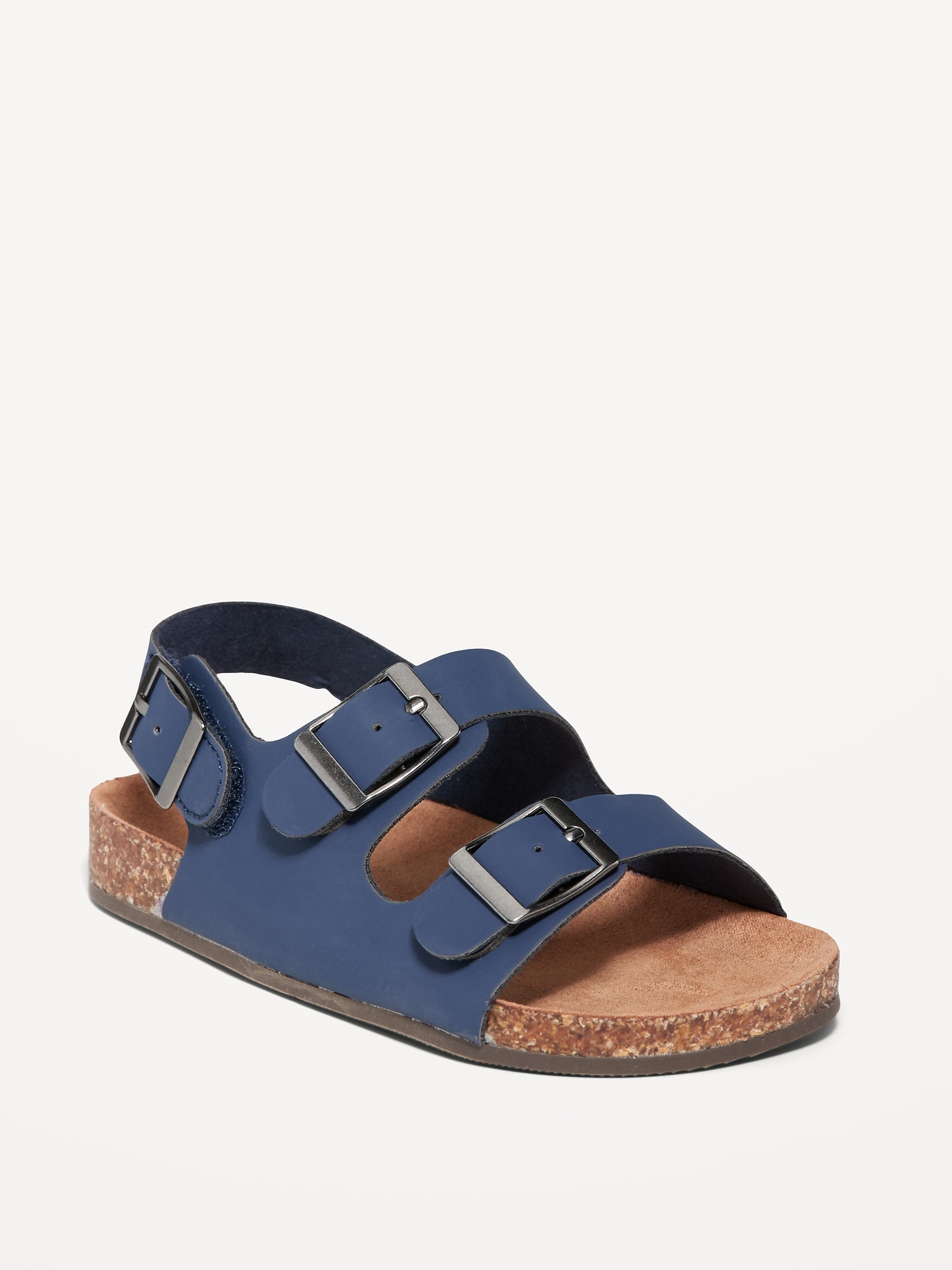 omvendt Arkitektur rotation Unisex Faux-Leather Double-Buckle Sandals for Toddler | Old Navy