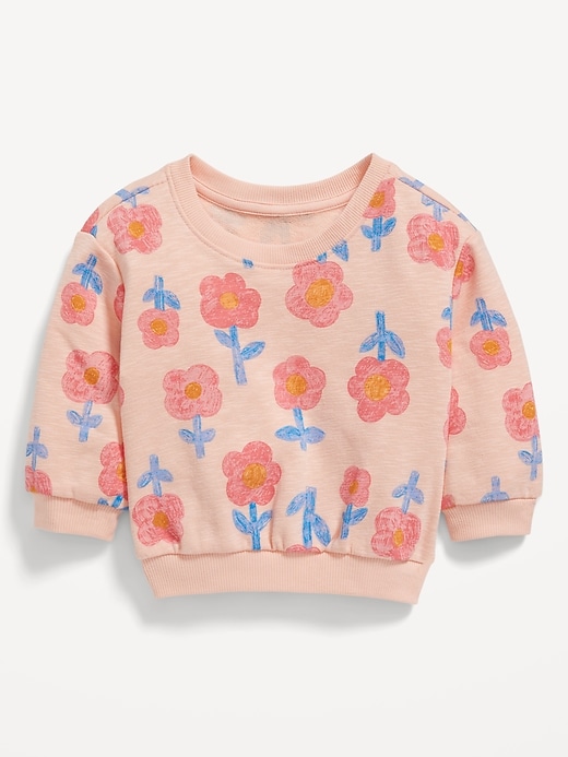 Old navy floral sweatshirt best sale