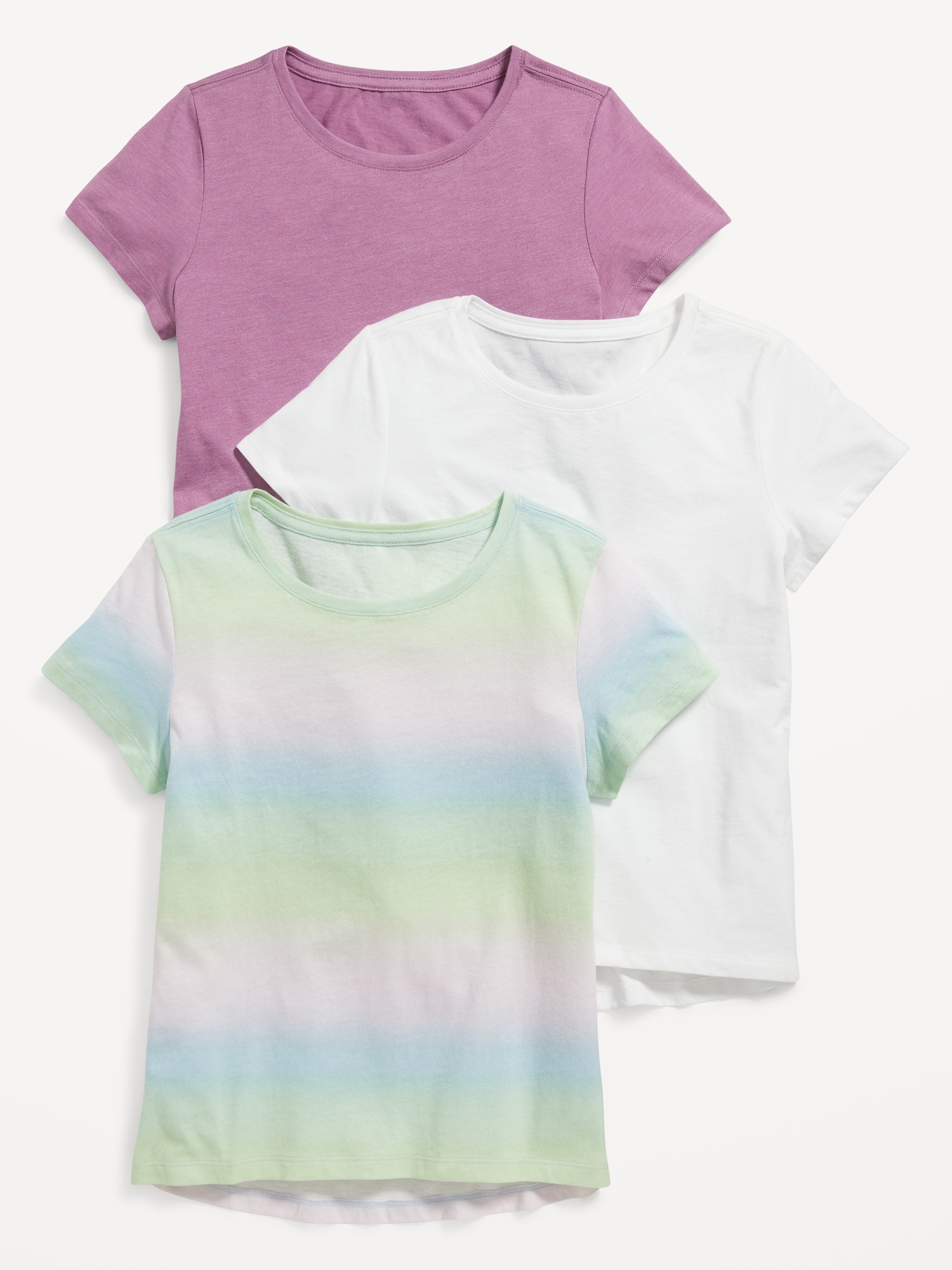 Softest Printed T-Shirt 3-Pack for Girls - what to bring to summer camp for kids