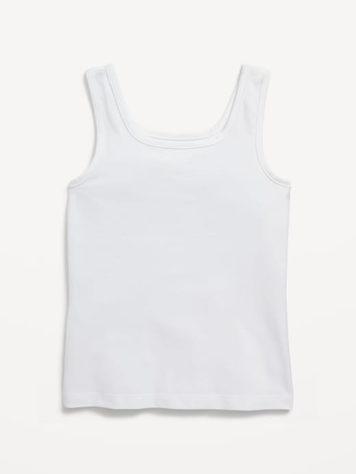 View large product image 1 of 2. Solid Fitted Tank Top for Girls