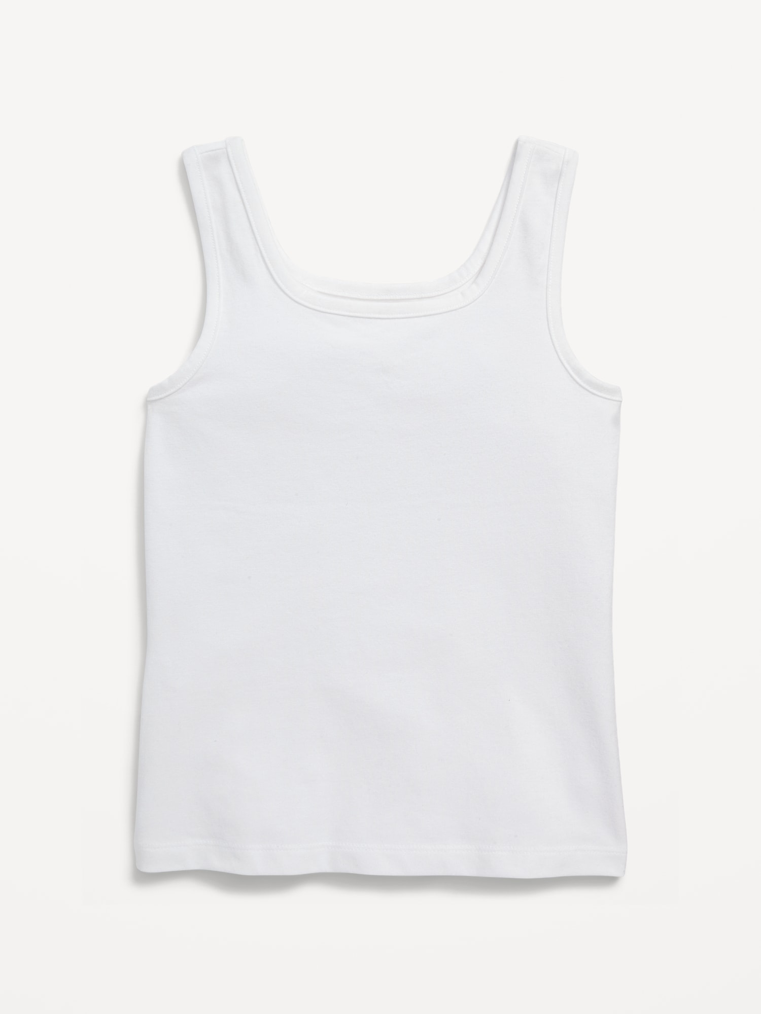 Old Navy Fitted Tank Top for Girls white. 1