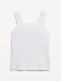 Image number 1 showing, Solid Fitted Tank Top for Girls