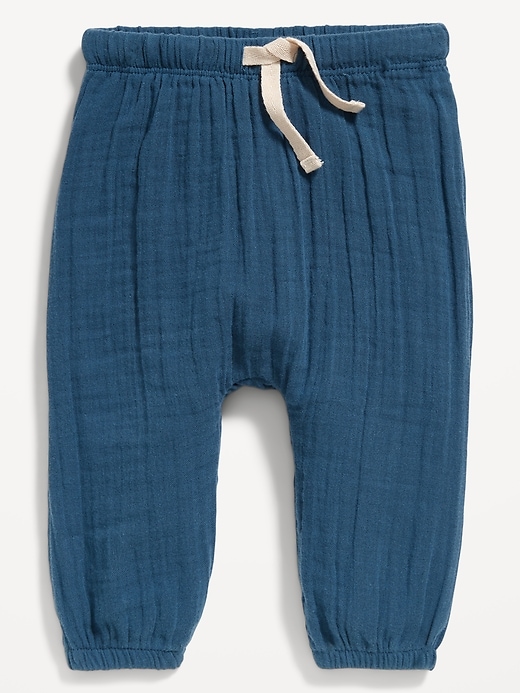 View large product image 1 of 1. Unisex Double-Weave Cinched-Hem Jogger Sweatpants for Baby