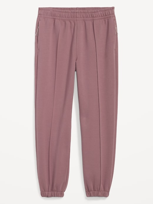 Image number 1 showing, High-Waisted Dynamic Fleece Pintucked Sweatpants for Women