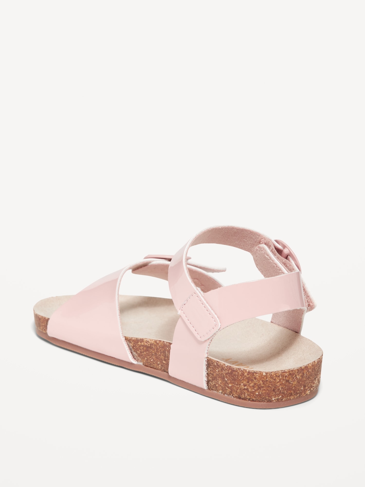 Faux Patent-Leather Buckle Sandals for Toddler Girls | Old Navy