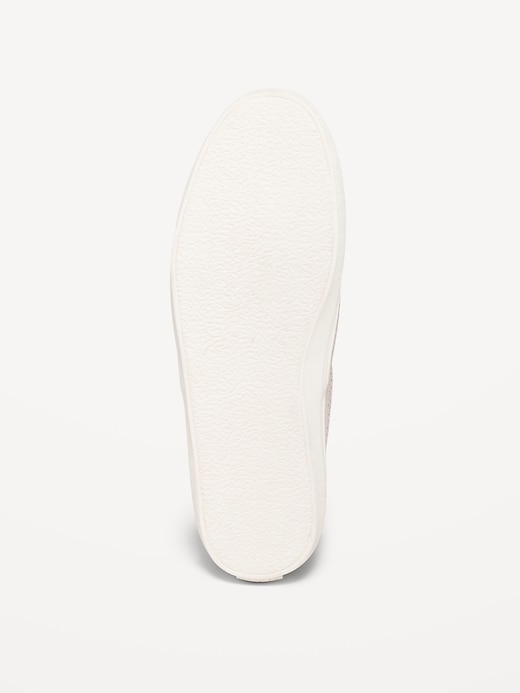 Image number 4 showing, Perforated Faux-Suede Slip-On Sneakers