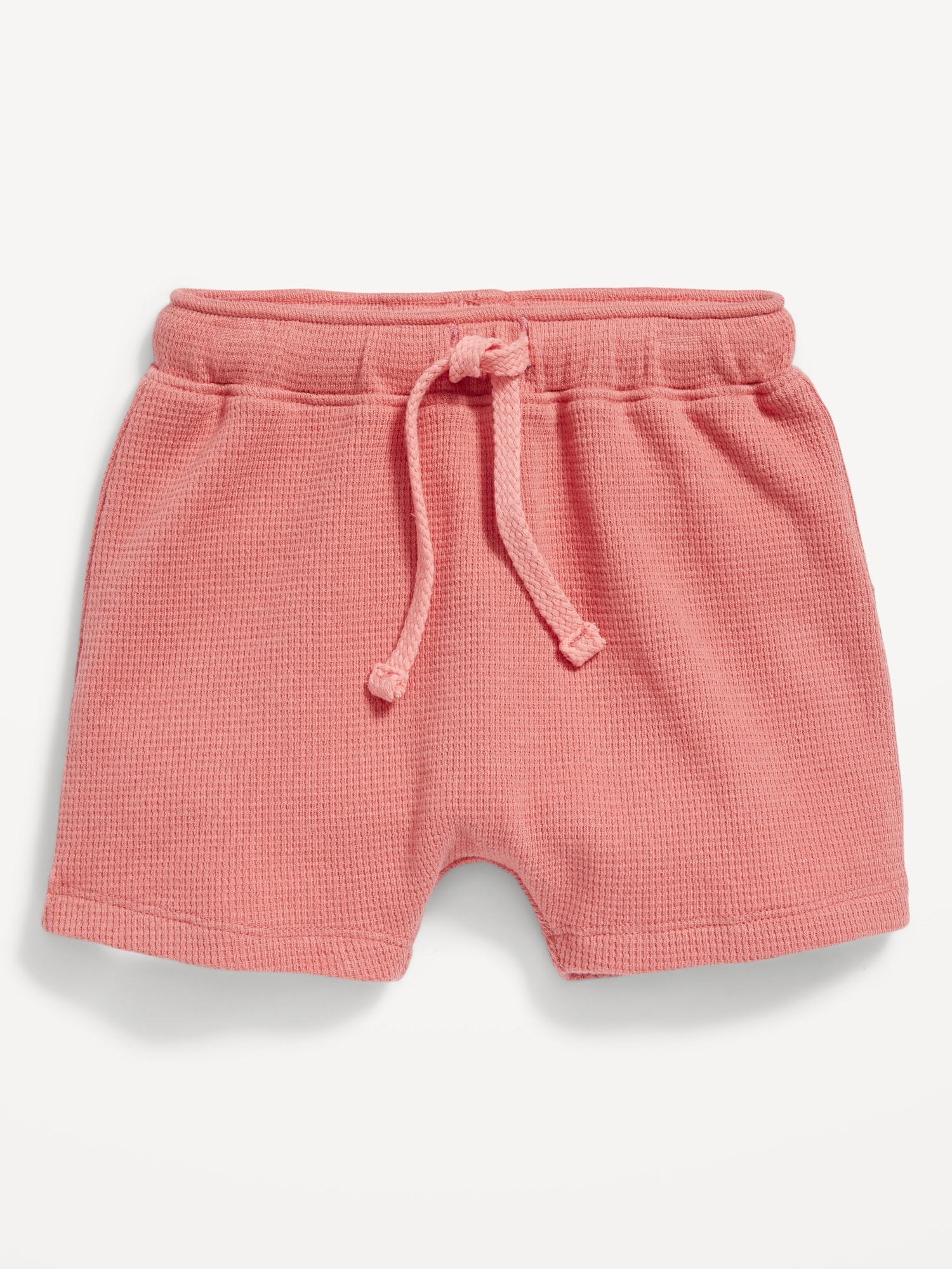 Old Navy U-Shaped Thermal-Knit Pull-On Shorts for Baby multi. 1