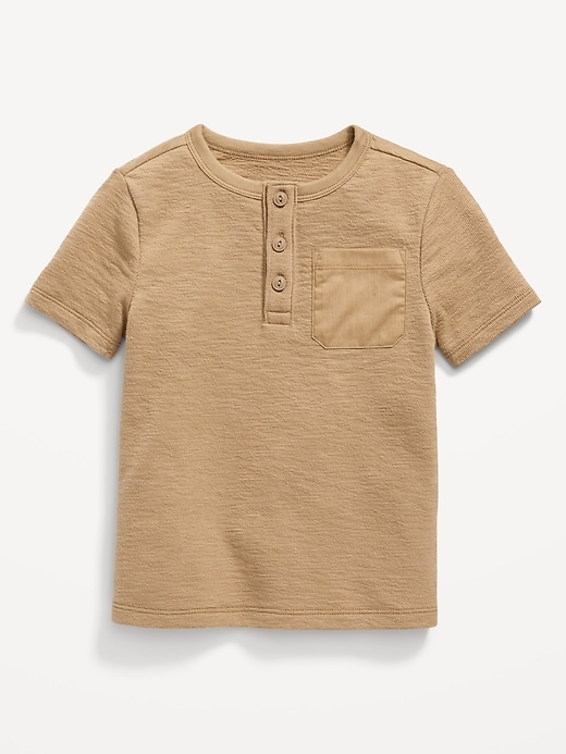 Jacquard-Knit Henley Pocket T-Shirt for Toddler Boys | Old Navy
