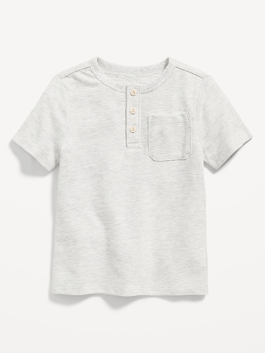 Jacquard-Knit Henley Pocket T-Shirt for Toddler Boys | Old Navy
