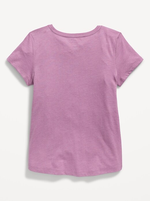 View large product image 2 of 2. Softest Solid T-Shirt for Girls