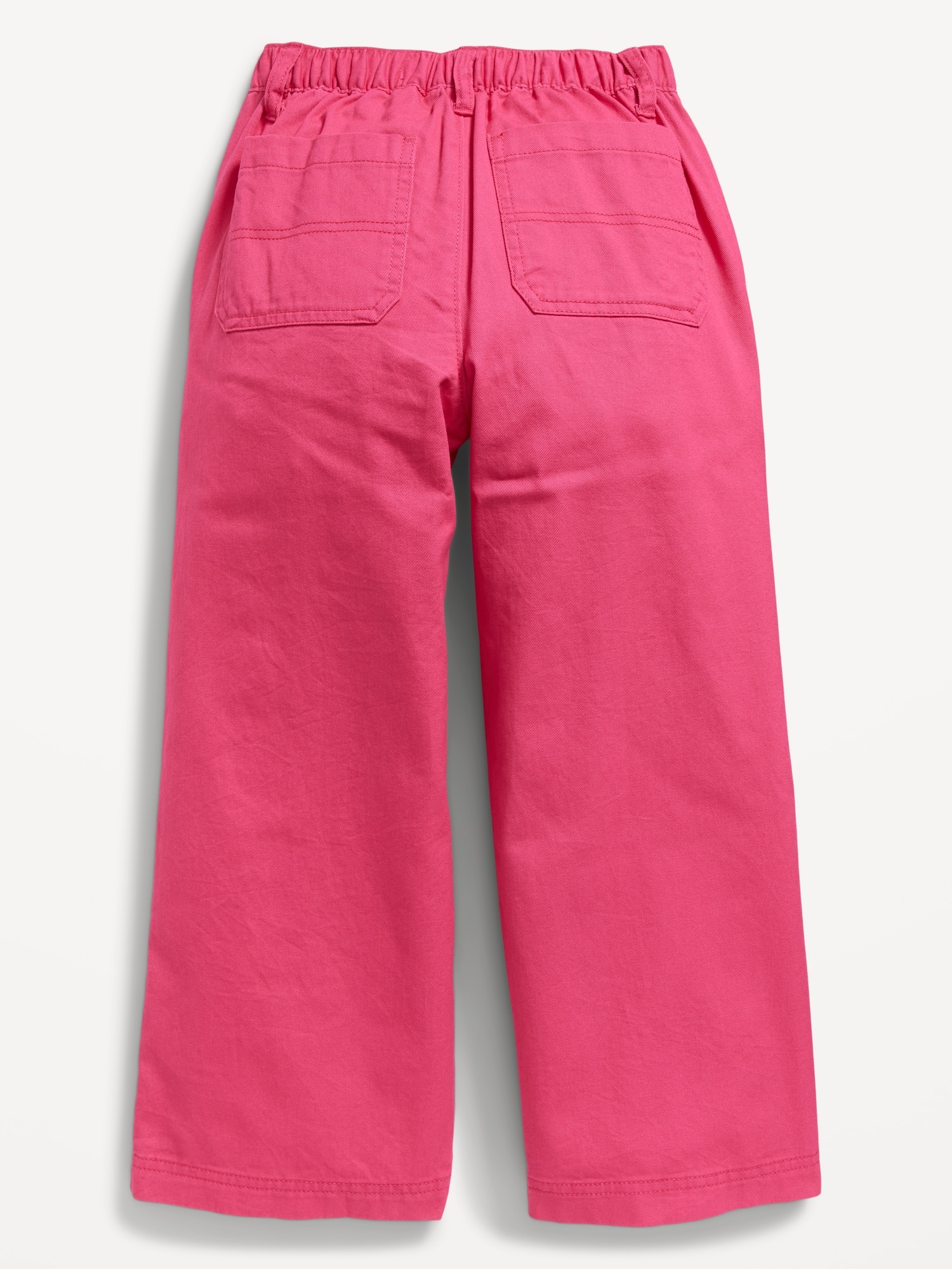 High Waisted Wide Leg Chino Utility Pants For Girls Old Navy