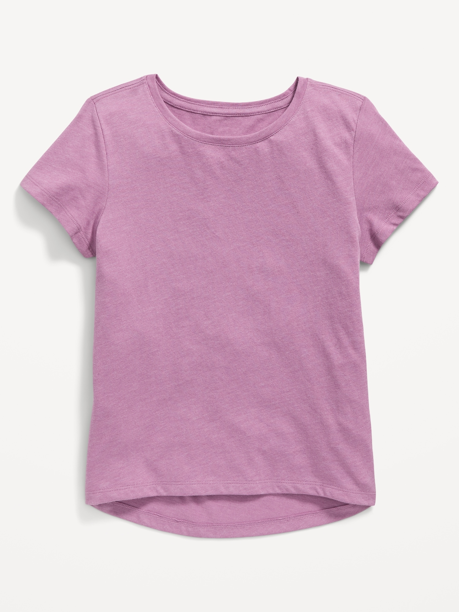 Old Navy Softest Solid T-Shirt for Girls purple. 1