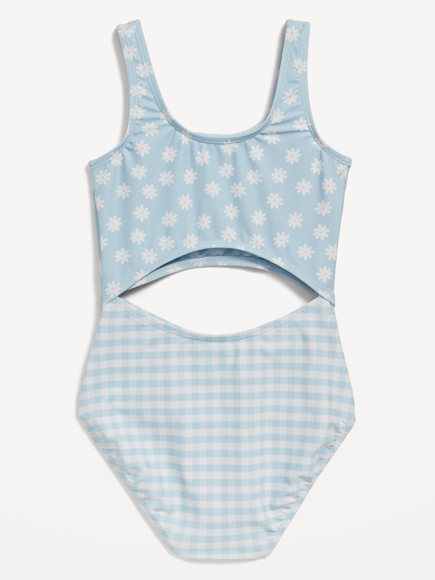 Printed Cutout One-Piece Swimsuit for Girls | Old Navy