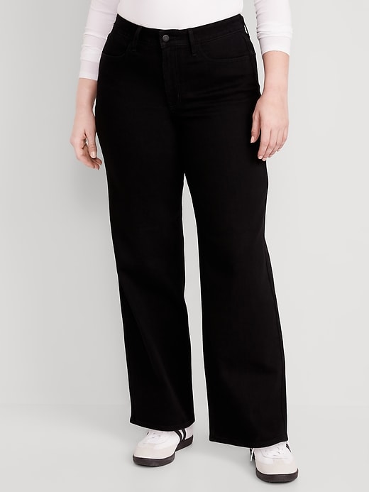 Image number 5 showing, High-Waisted Wow Wide-Leg Jeans
