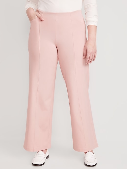 Image number 6 showing, High-Waisted Pull-On Pixie Super Wide-Leg Pants