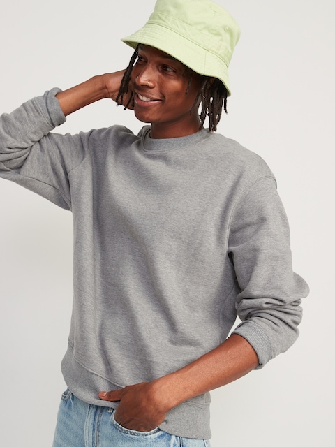 Loose Rotation Crew-Neck Sweatshirt - Heather Gray