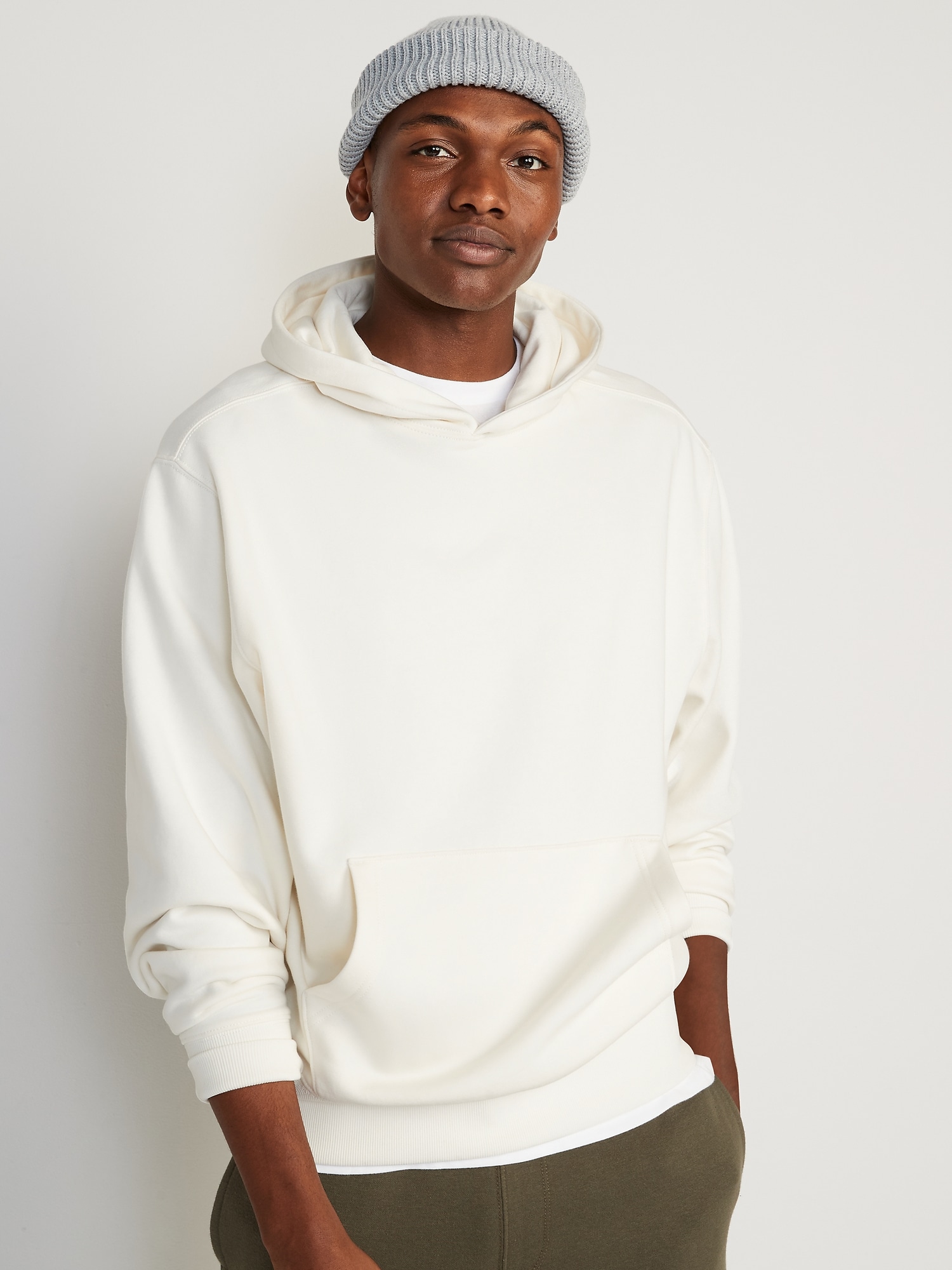 Old Navy Rotation Pullover Hoodie white. 1
