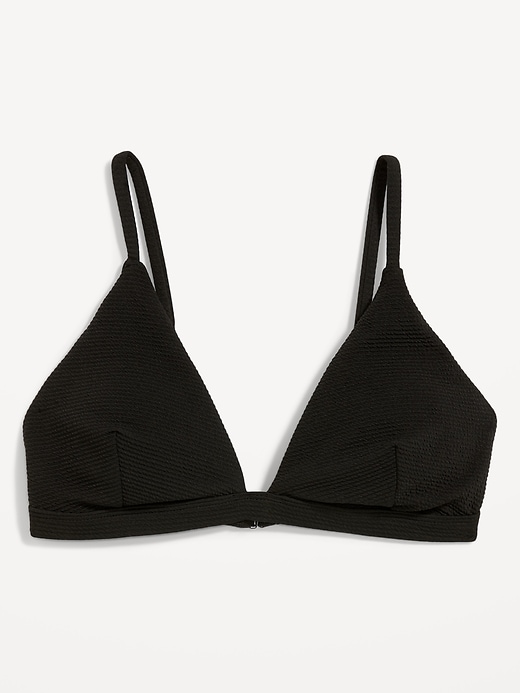 Image number 4 showing, Pucker Triangle Bikini Swim Top