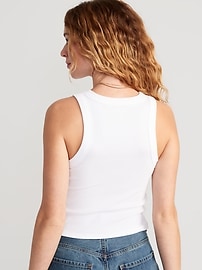 Old Navy Women's Cropped Rib-Knit Tank Top