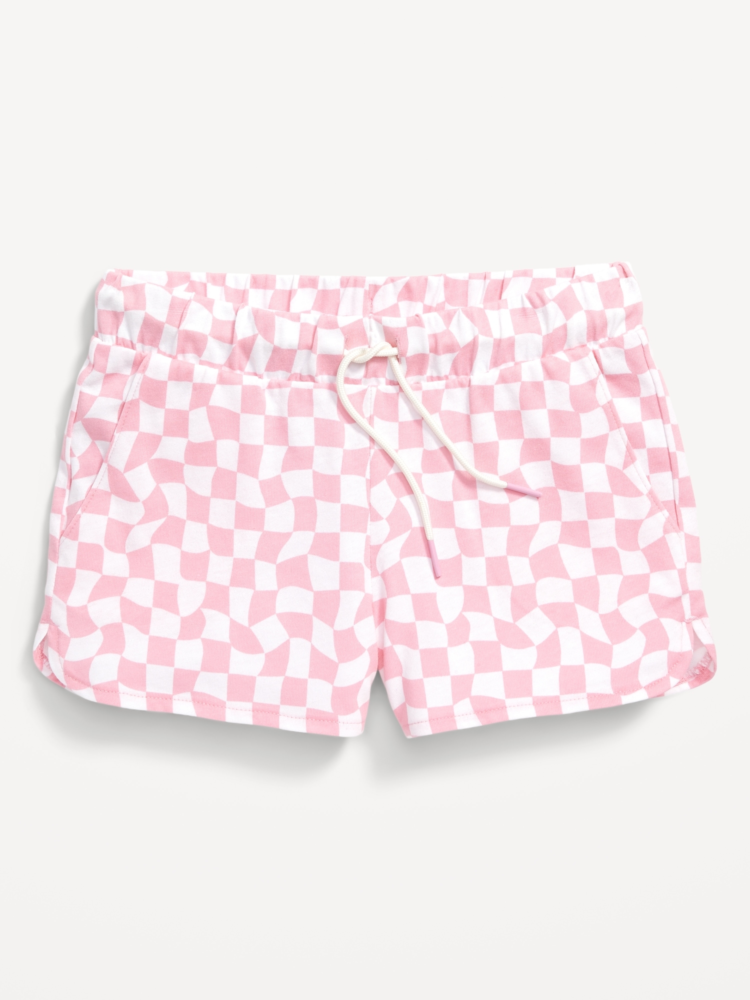 Printed Dolphin-Hem Cheer Shorts for Girls