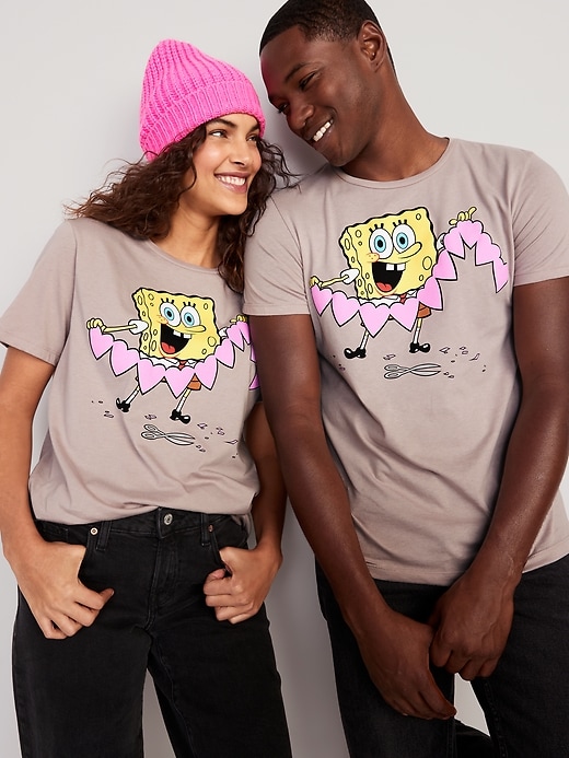 View large product image 2 of 2. SpongeBob SquarePants™ Matching Valentine's Day T-Shirt
