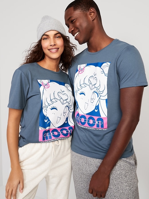 View large product image 2 of 2. Sailor Moon™ Gender-Neutral Graphic T-Shirt for Adults