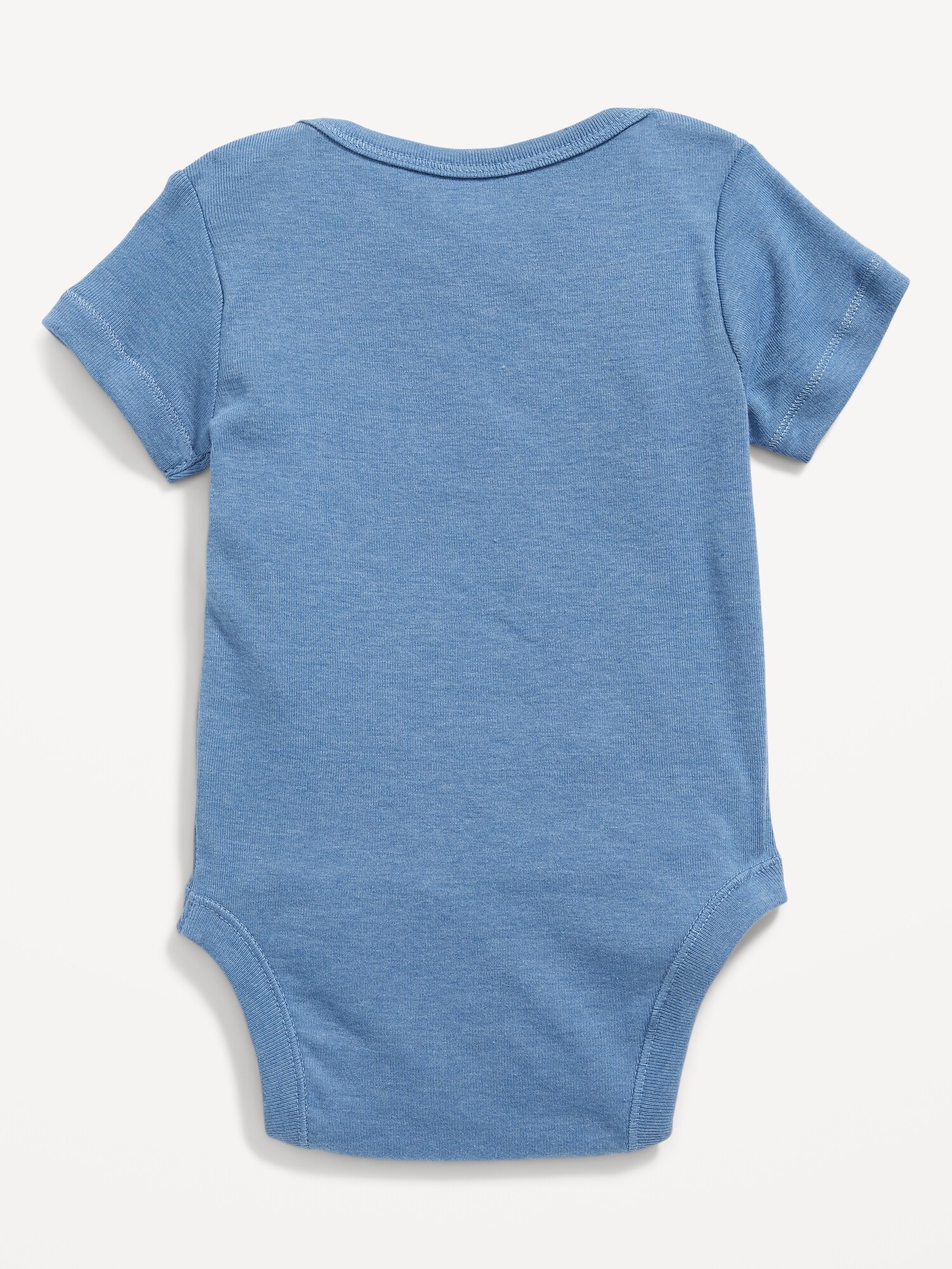 Unisex Short-Sleeve Logo-Graphic Bodysuit for Baby