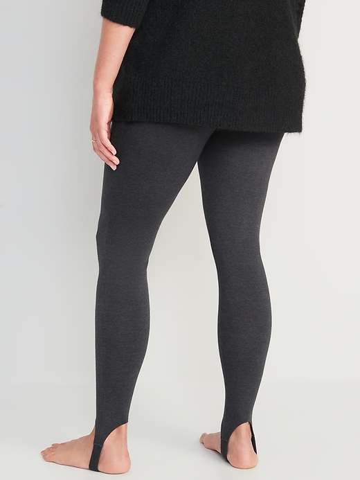 Stirrup Leggings Old Navy Fleece Leggings Sweater Outfit J Jill