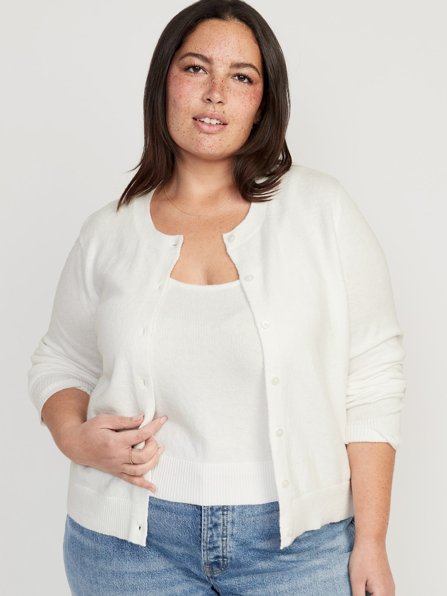 Cropped Cozy-Knit Cardigan for Women | Old Navy