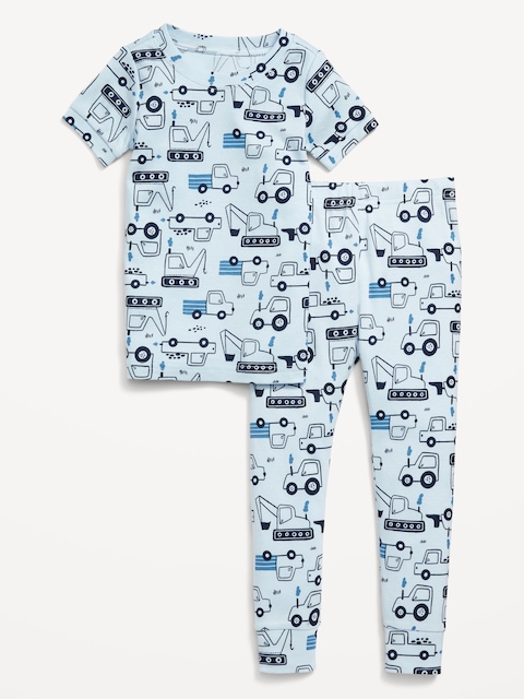 Unisex Printed Snug-Fit Pajama Set for Toddler