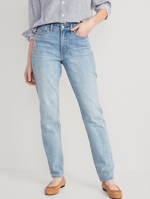 Image number 1 showing, High-Waisted OG Straight Jeans