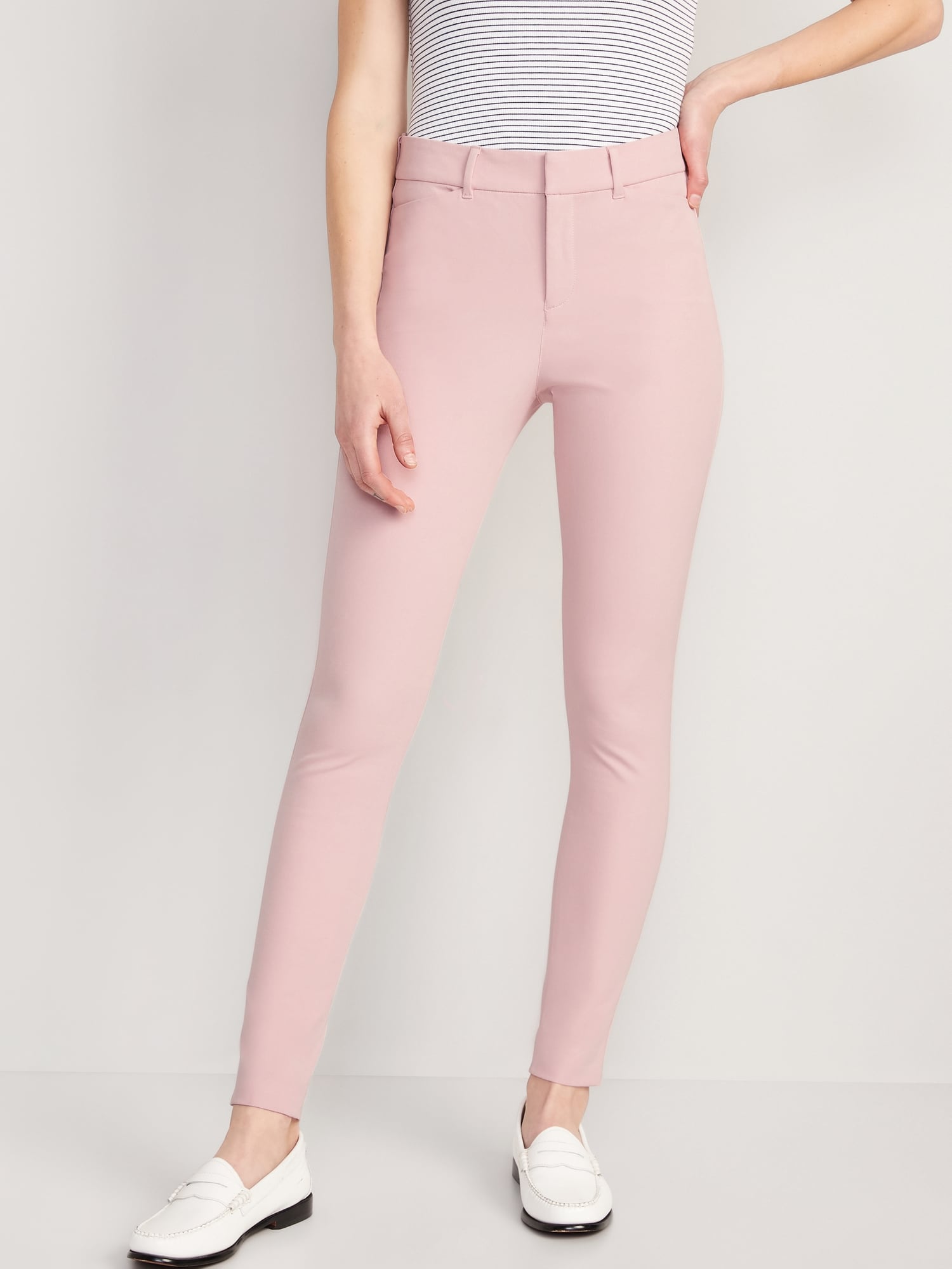 Old Navy High-Waisted Pixie Skinny Pants for Women pink - 629563322