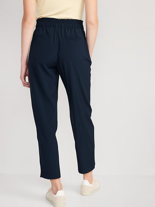Image number 2 showing, High-Waisted StretchTech Cropped Taper Pants