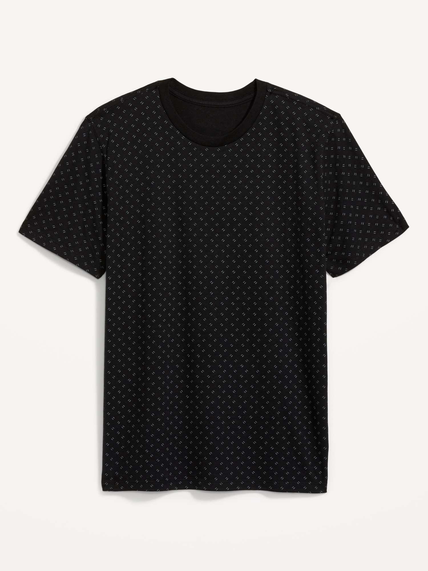 Old Navy Soft-Washed Printed Crew-Neck T-Shirt for Men black. 1