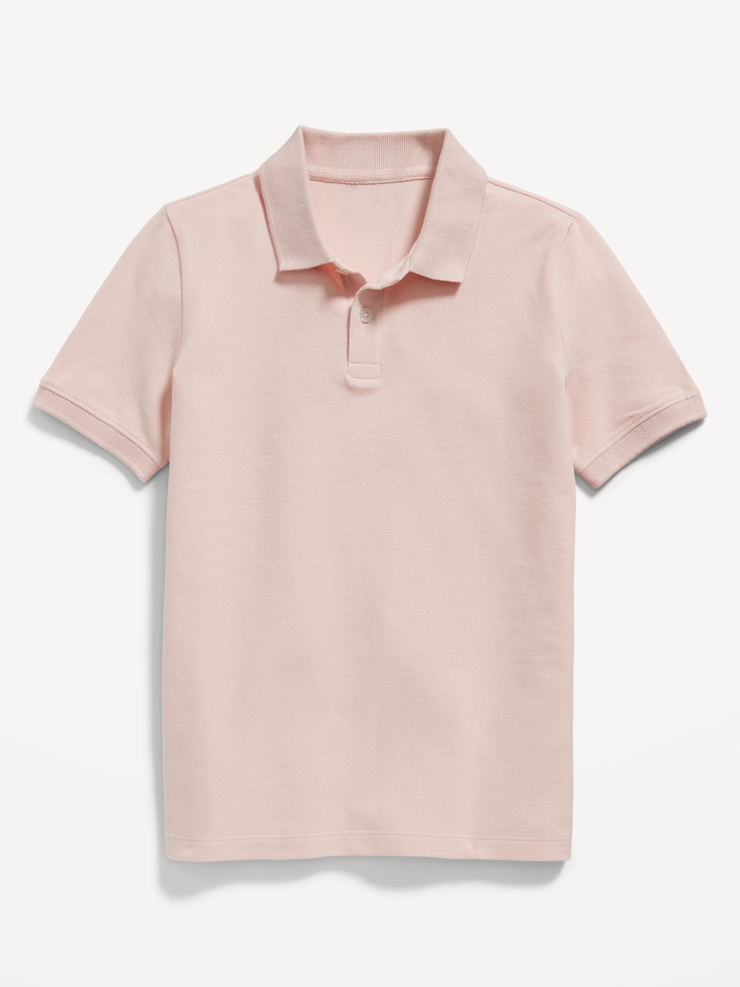 Old Navy School Uniform Pique Polo Shirt for Boys pink. 1