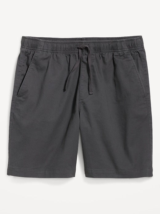 Image number 4 showing, Pull-On Twill Jogger Shorts -- 7-inch inseam