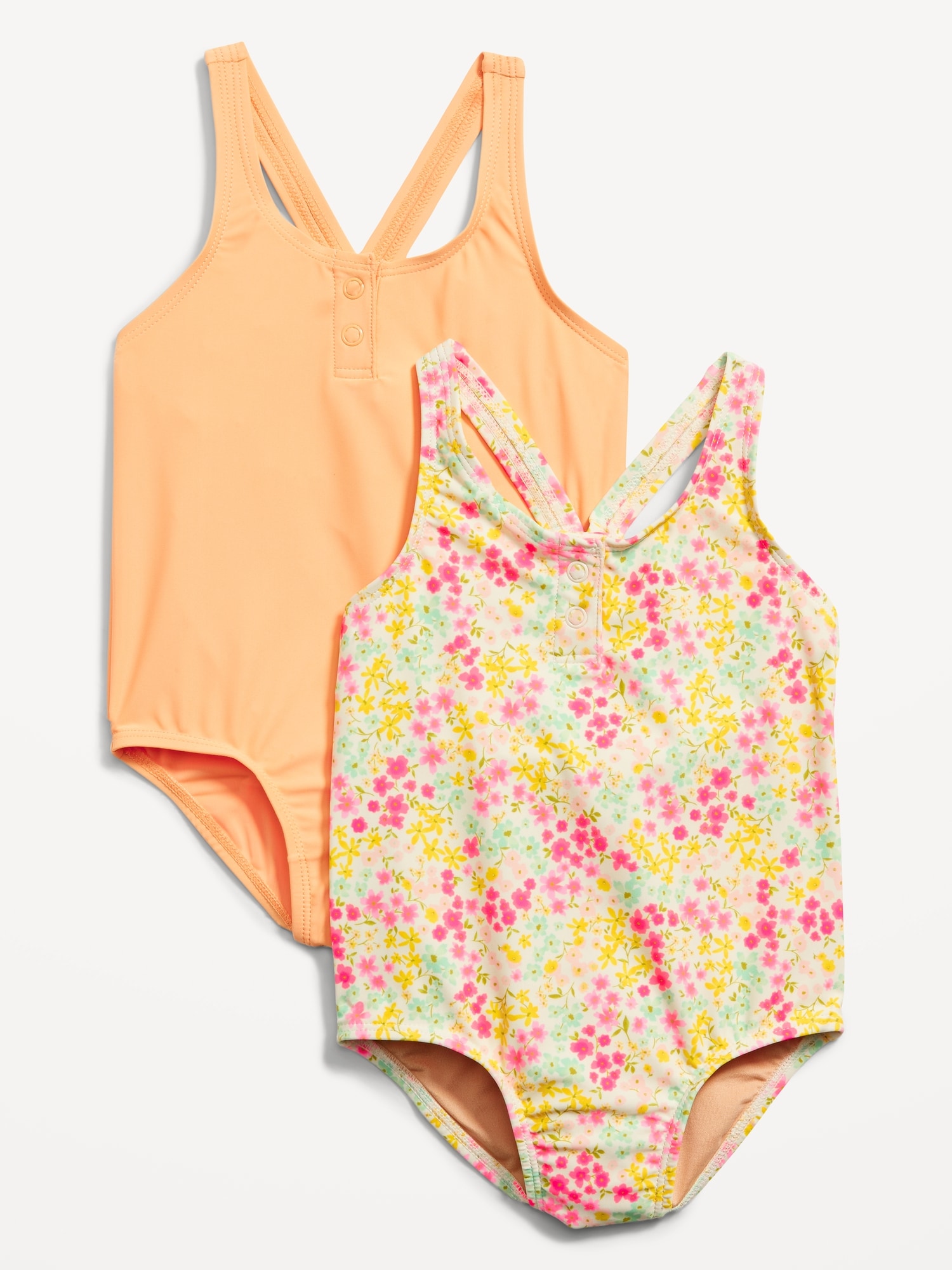 Old Navy 2-Pack One-Piece Swimsuit for Toddler & Baby multi. 1