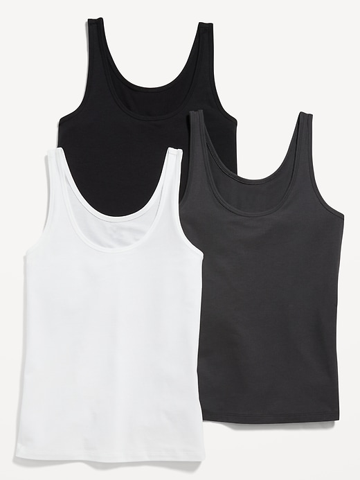 Image number 1 showing, First-Layer Tank Top 3-Pack for Women