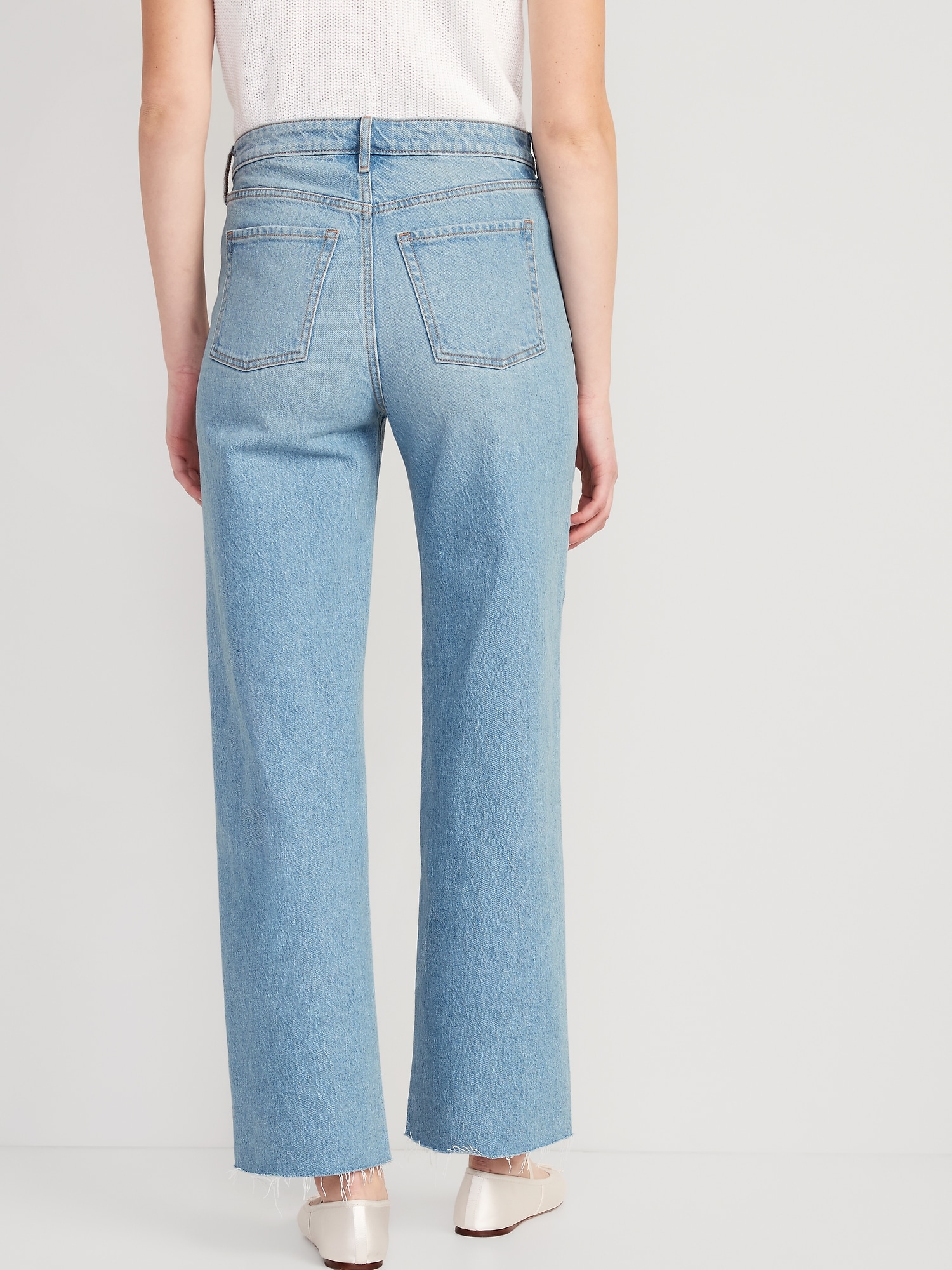 Old Navy Women's Extra High-Waisted Wide-Leg Jeans