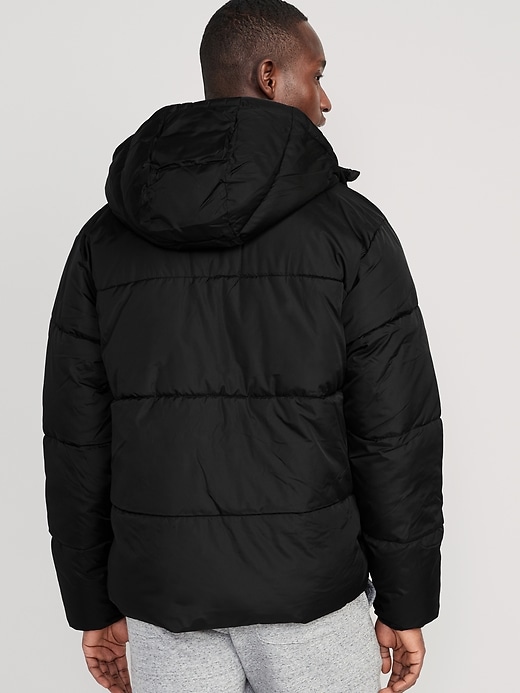 Frost-Free Water-Resistant Hooded Puffer Jacket for Men | Old Navy