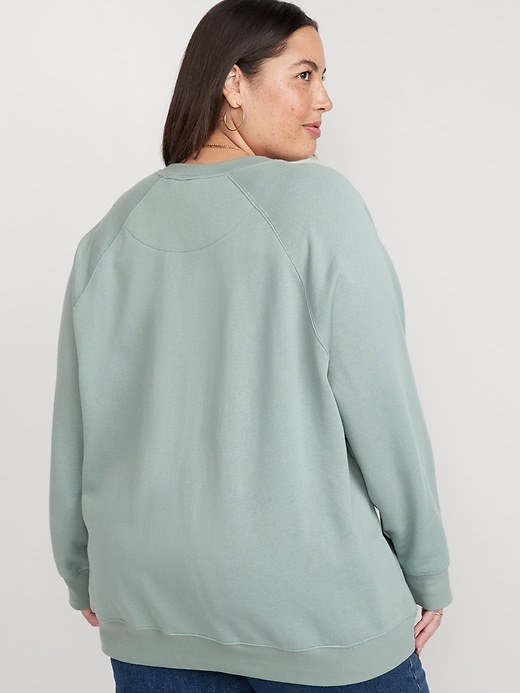 Image number 8 showing, Oversized Vintage Tunic Sweatshirt