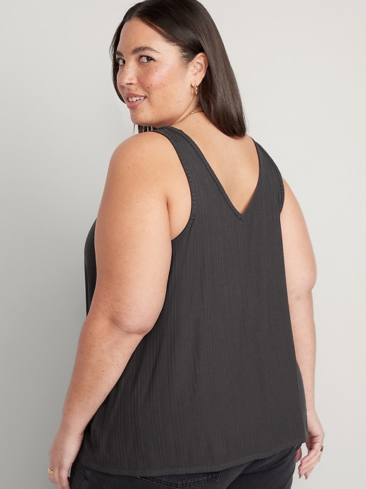 Image number 6 showing, Luxe Sleeveless Swing Top