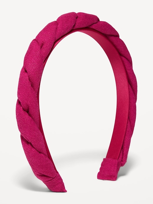 View large product image 2 of 2. Braided-Woven Headband for Girls