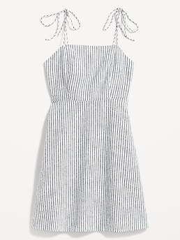 Narrow Strap Fit & Flare Mini Dress グレー Narrow Strap Fit & Flare Mini Dress グレー City Vibe